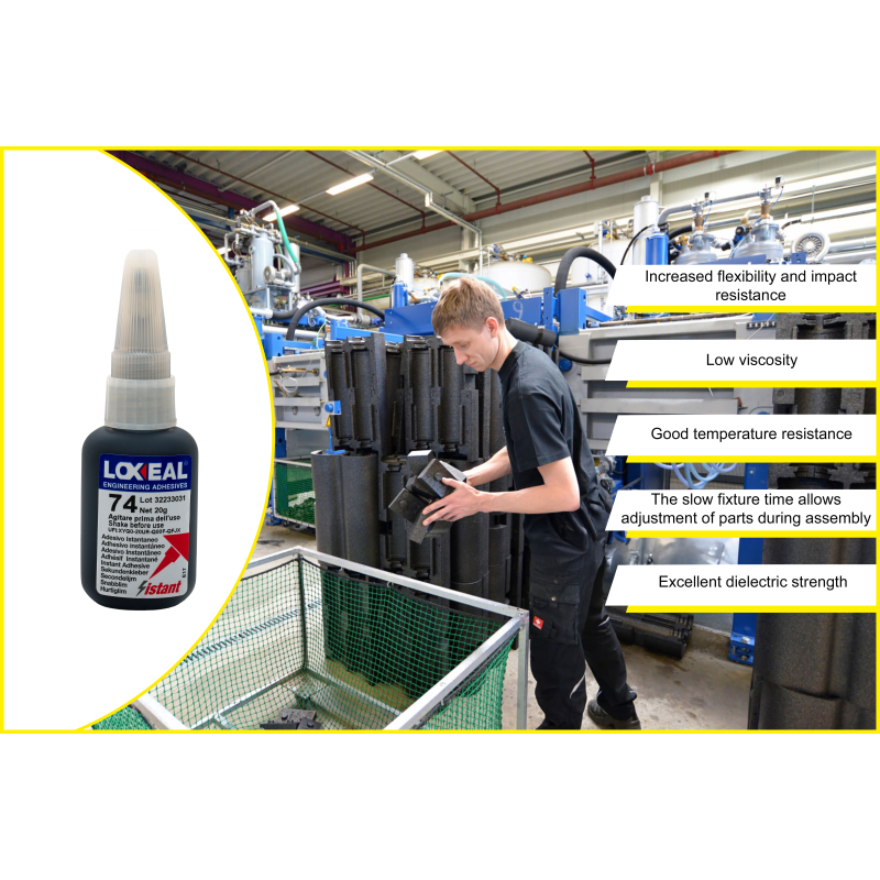 Loxeal 74 - Adhesive for Rubbers and Metal